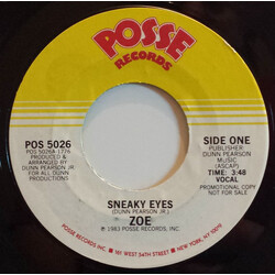 Zoe (12) Sneaky Eyes USED VINYL 7INCH 45 RPM PROMO