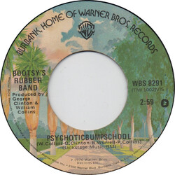 Bootsy's Rubber Band Psychoticbumpschool USED VINYL 7INCH 45 RPM