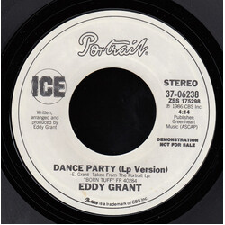 Eddy Grant Dance Party USED VINYL 7INCH 45 RPM PROMO STYRENE