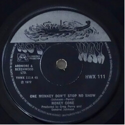 Honey Cone One Monkey Don't Stop No Show USED VINYL 7INCH SINGLE 45 RPM