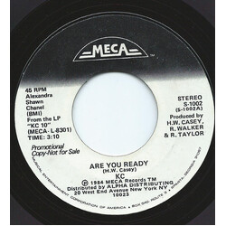 KC (4) Are You Ready USED VINYL 7INCH 45 RPM PROMO STEREO