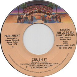 Parliament Crush It USED VINYL 7INCH PROMO