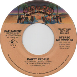 Parliament Party People USED VINYL 7INCH 45 RPM SINGLE PROMO