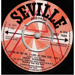 Dooley Silverspoon Let Me Be The No.1 (Love Of Your Life) USED VINYL 7INCH SINGLE 45 RPM PROMO