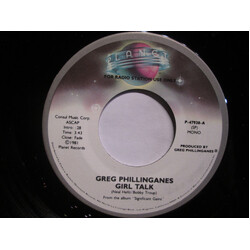 Greg Phillinganes Girl Talk USED VINYL 7INCH PROMO MONO STEREO