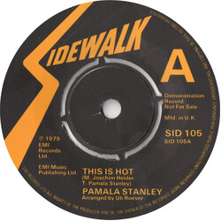 Pamala Stanley This Is Hot USED VINYL 7INCH 45 RPM PROMO