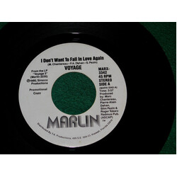 Voyage I Don't Want To Fall In Love Again USED VINYL 7INCH 45 RPM PROMO