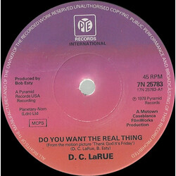 D.C. LaRue Do You Want The Real Thing USED VINYL 7INCH 45 RPM