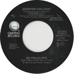 Jennifer Holliday No Frills Love USED VINYL 7INCH PROMO STYRENE STEREO
