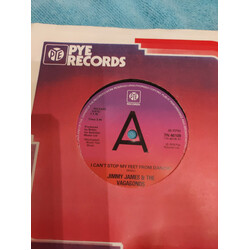 Jimmy James & The Vagabonds I Can't Stop My Feet From Dancin' USED VINYL 7INCH SINGLE 45 RPM PROMO