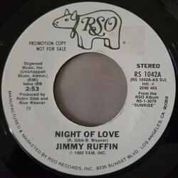 Jimmy Ruffin Night Of Love USED VINYL 7INCH 45 RPM PROMO STYRENE