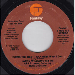 Larry Williams (3) / The ATS Express Doing The Best I Can (With What I Got) USED VINYL 7INCH 45 RPM PROMO STEREO MONO