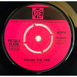Petula Clark You're The One USED VINYL 7INCH 45 RPM SINGLE