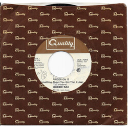 Robbie Rae Finger On It (Something About You Girl That I Like) USED VINYL 7INCH