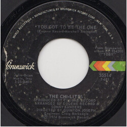 The Chi-Lites You Got To Be The One / Happiness Is Your Middle Name USED VINYL 7INCH 45 RPM SINGLE STYRENE STEREO