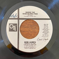 Bob James Where The Wind Blows Free USED VINYL 7INCH 45 RPM PROMO STYRENE STEREO