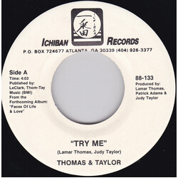 Thomas & Taylor Try Me USED VINYL 7INCH 45 RPM