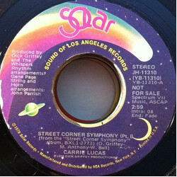 Carrie Lucas Street Corner Symphony USED VINYL 7INCH 45 RPM PROMO
