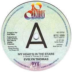 Evelyn Thomas My Head's In The Stars USED VINYL 7INCH 45 RPM SINGLE PROMO