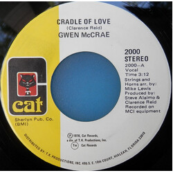 Gwen McCrae Cradle Of Love USED VINYL 7INCH SINGLE