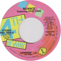 Nuance / Vikki Love Loveride USED VINYL 7INCH 45 RPM SINGLE PROMO