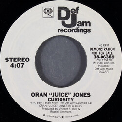 Oran 'Juice' Jones Curiosity USED VINYL 7INCH 45 RPM SINGLE PROMO STYRENE STEREO