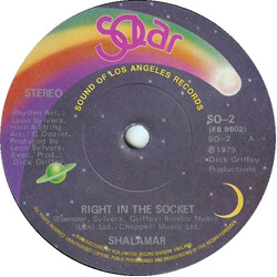 Shalamar Right In The Socket USED VINYL 7INCH 45 RPM