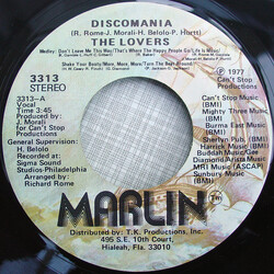 The Lovers (5) Discomania USED VINYL 7INCH 45 RPM
