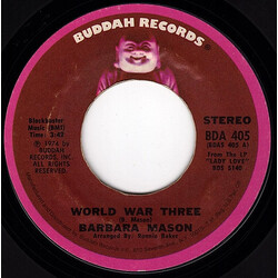 Barbara Mason World War Three USED VINYL 7INCH 45 RPM