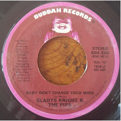 Gladys Knight And The Pips Baby, Don't Change Your Mind USED VINYL 7INCH SINGLE 45 RPM