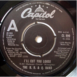 The Brooklyn, Bronx & Queens Band I'll Cut You Loose USED VINYL 7INCH 45 RPM