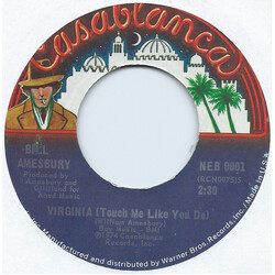 Bill Amesbury Virginia (Touch Me Like You Do) USED VINYL 7INCH 45 RPM SINGLE