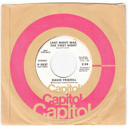 David Frizzell Get Out Of Town Before Sundown / Last Night Was The First Night USED VINYL 7INCH 45 RPM SINGLE PROMO STEREO