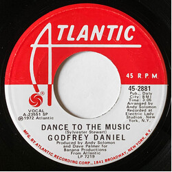 Godfrey Daniel Dance To The Music / Woodstock USED VINYL 7INCH 45 RPM