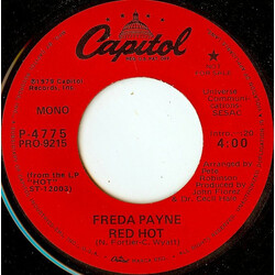 Freda Payne Red Hot USED VINYL 7INCH 45 RPM PROMO