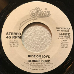 George Duke Ride On Love USED VINYL 7INCH 45 RPM SINGLE PROMO STYRENE STEREO