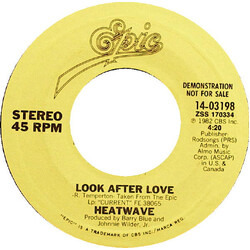 Heatwave Look After Love USED VINYL 7INCH 45 RPM PROMO