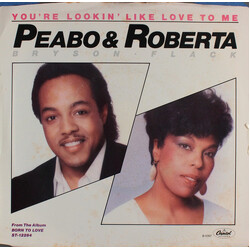 Peabo Bryson / Roberta Flack You're Looking Like Love To Me USED VINYL 7INCH 45 RPM SINGLE