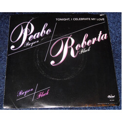 Peabo Bryson / Roberta Flack Tonight I Celebrate My Love USED VINYL 7INCH 45 RPM PROMO STEREO