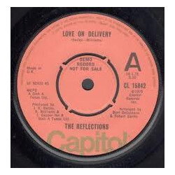 The Reflections Love On Delivery / One Into One USED VINYL 7INCH 45 RPM SINGLE PROMO