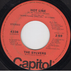 The Sylvers Hot Line USED VINYL 7INCH 45 RPM SINGLE STEREO