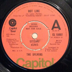 The Sylvers Hot Line / That's What Love Is Made Of USED VINYL 7INCH 45 RPM PROMO