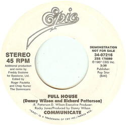 Full House Communicate USED VINYL 7INCH 45 RPM PROMO