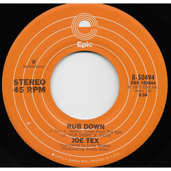 Joe Tex Rub Down / Be Kind To Old People USED VINYL 7INCH 45 RPM