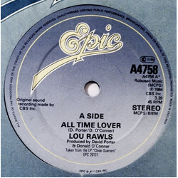 Lou Rawls All Time Lover USED VINYL 7INCH 45 RPM SINGLE