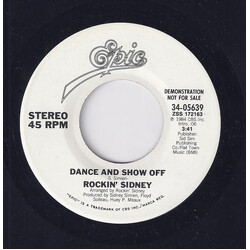 Rockin' Sidney Dance And Show Off USED VINYL 7INCH 45 RPM PROMO