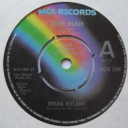 Brian Hyland Gypsy Woman USED VINYL 7INCH 45 RPM SINGLE PROMO
