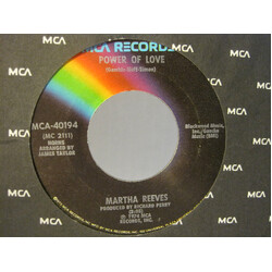 Martha Reeves Power Of Love / Stand By Me USED VINYL 7INCH 45 RPM