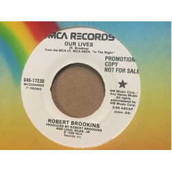 Robert Brookins Our Lives USED VINYL 7INCH 45 RPM SINGLE PROMO