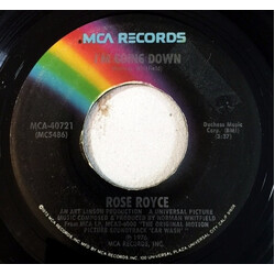 Rose Royce I'm Going Down / Yo Yo USED VINYL 7INCH 45 RPM SINGLE
